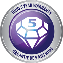 Hino 5 Years Warranty logo