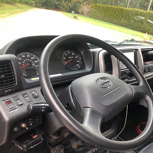 HINO 258U steering wheel