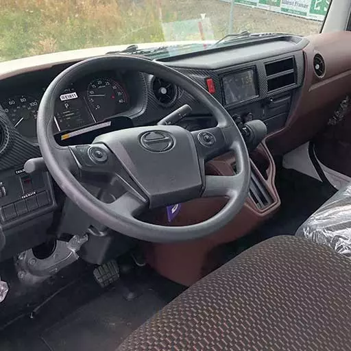 driver side steering view