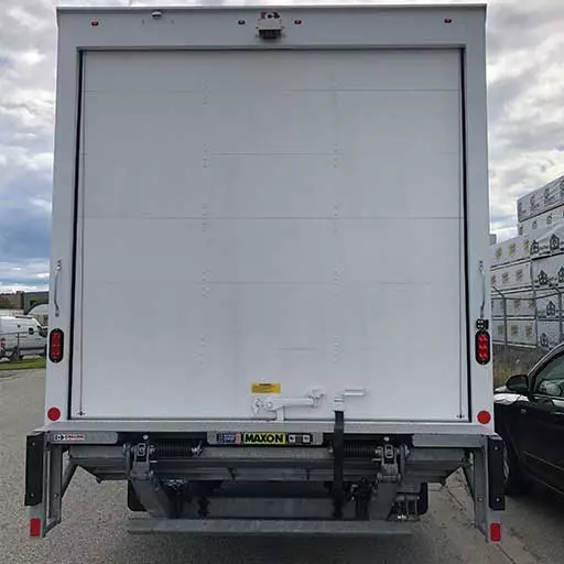 rear view of the truck